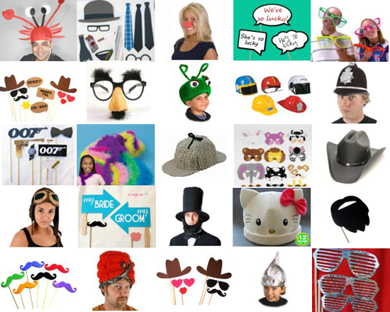 Photo booth props