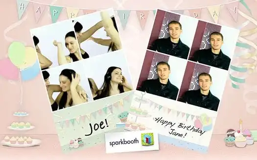 Sparkbooth Birthday Party Theme
